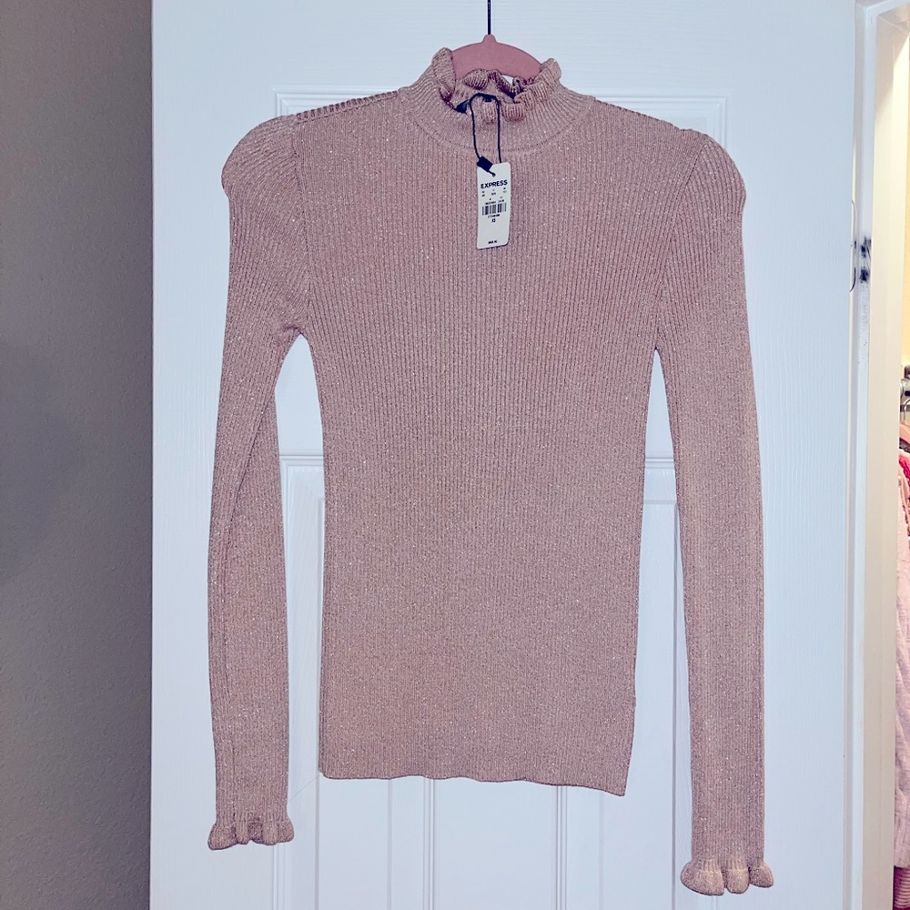Blush long sleeve top